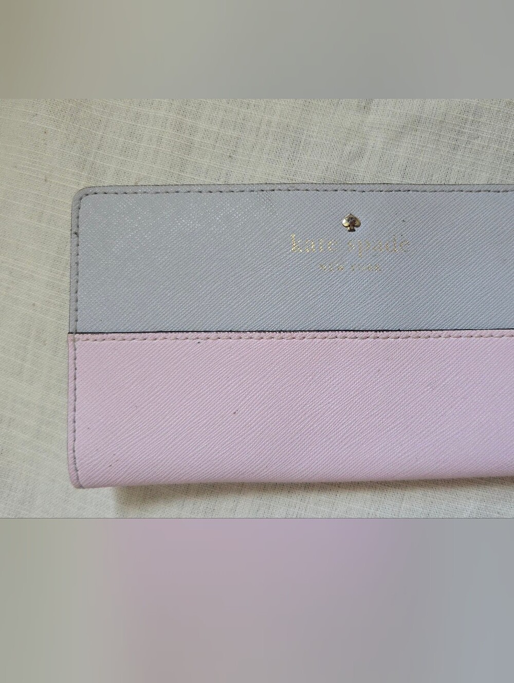 Kate Spade New York Cedar Street Colorblock Slim Continental Wallet Pink/Gray